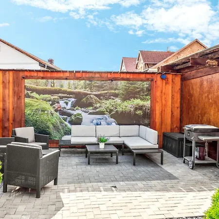 Garten - Bergblick - Am Wasser - Parken - Harzquelle Apartment